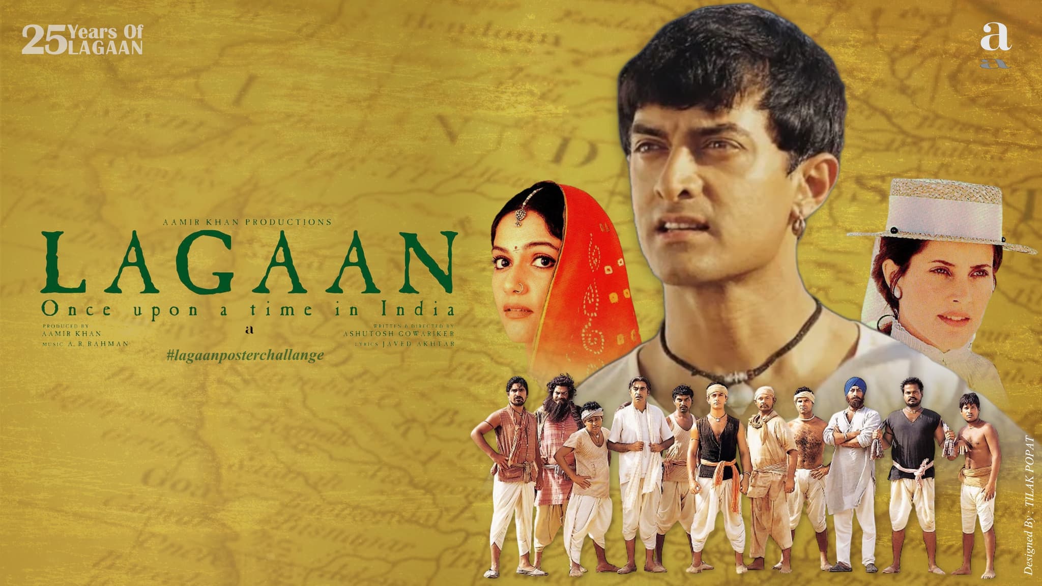 #LagaanPosterChallenge (Landscape)